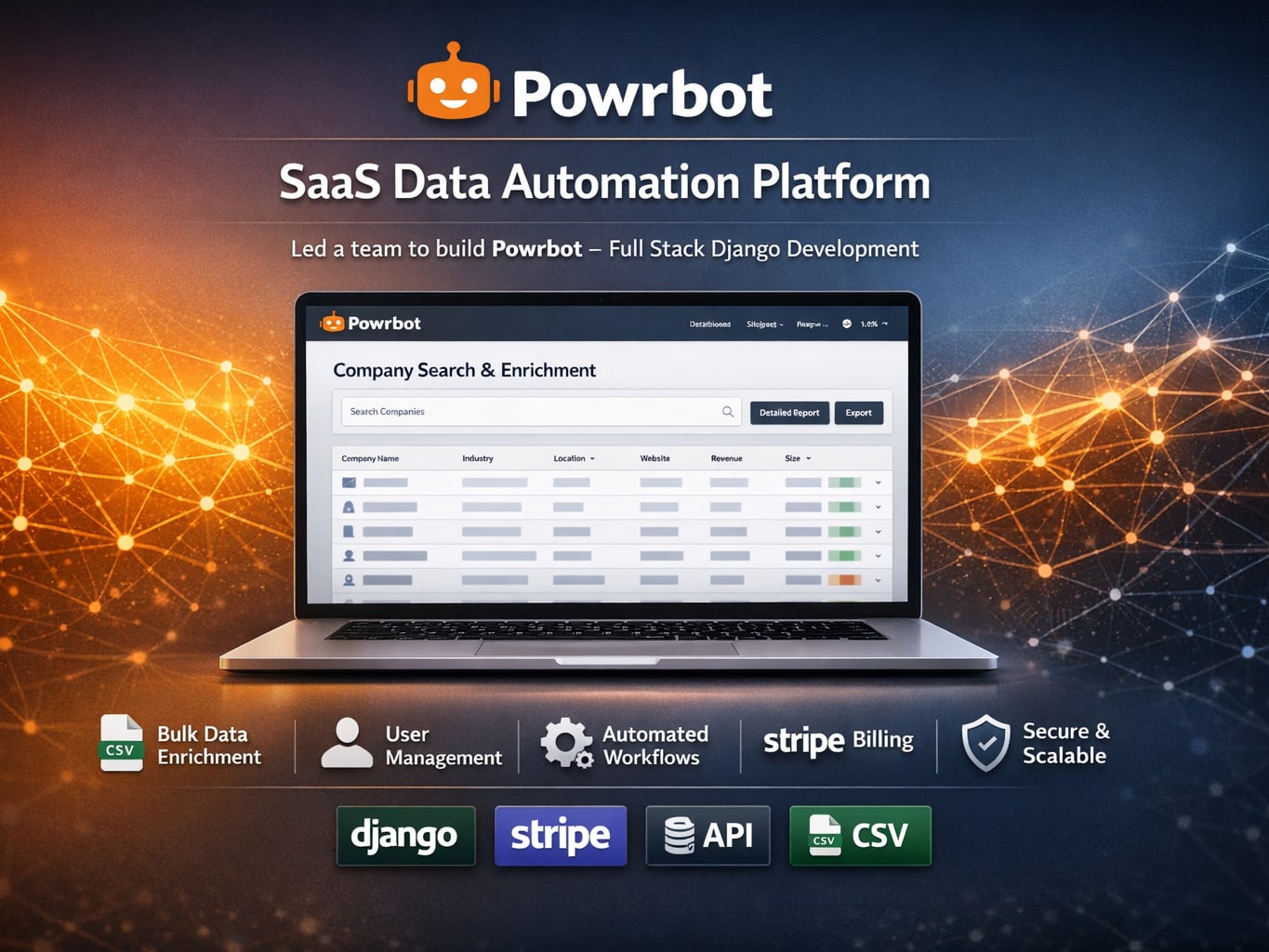 Powrbot SaaS Platform Dashboard